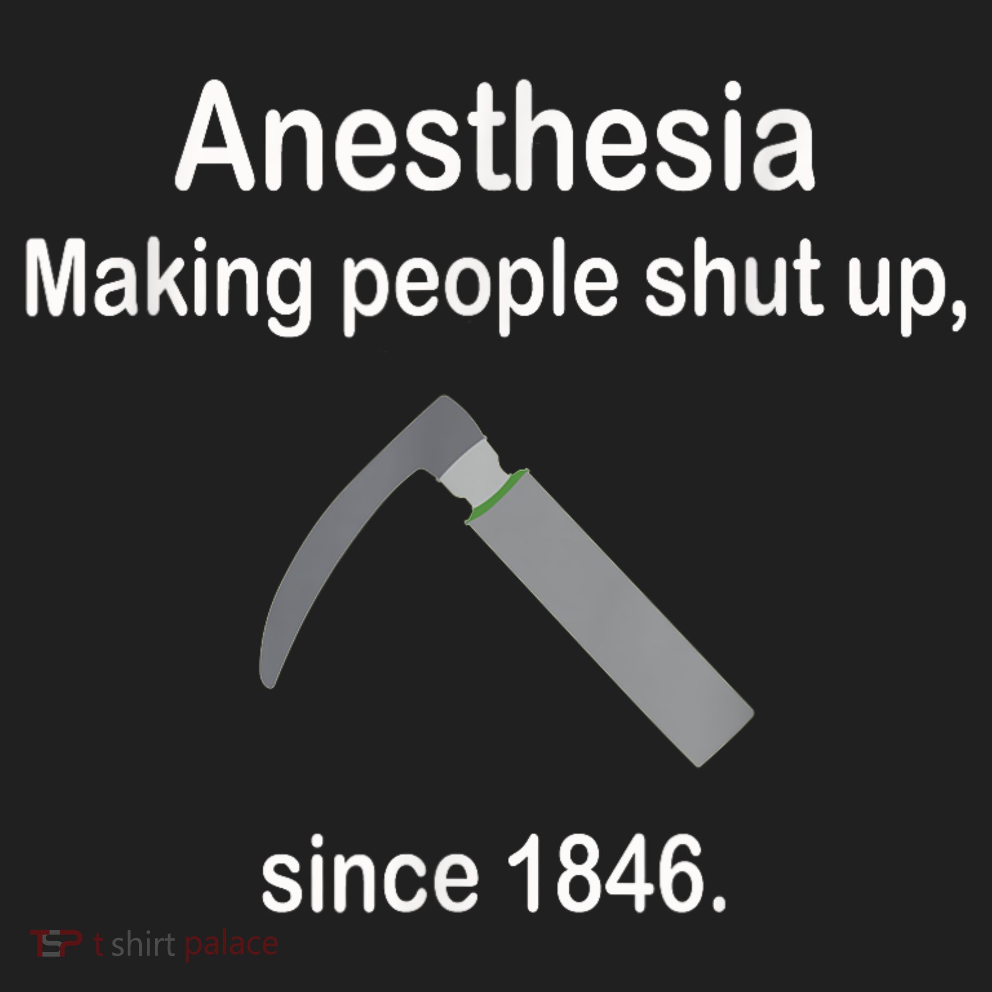 Anesthesia Making People Shut Up Since 1846 Funny Anesthesia Golf Towel