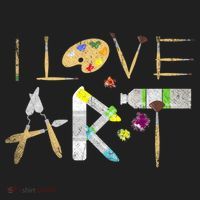 Art Major Painting Valentines Day Gift Sketch Drawing Artist Gift Beanie thumb 2