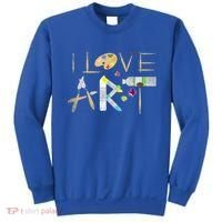 Art Major Painting Valentines Day Gift Sketch Drawing Artist Gift Sweatshirt thumb 0