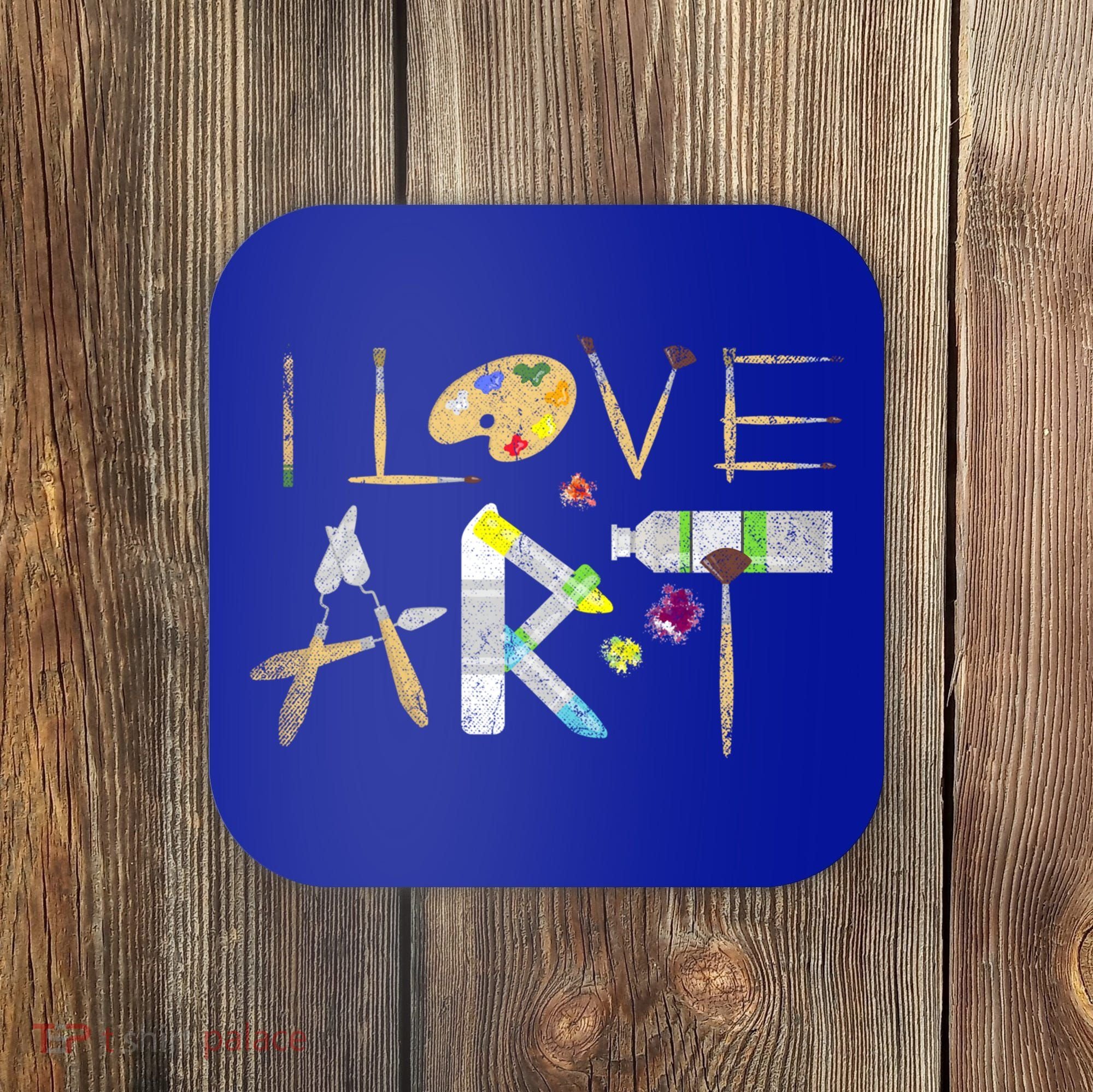 Art Major Painting Valentines Day Gift Sketch Drawing Artist Gift Coaster