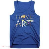 Art Major Painting Valentines Day Gift Sketch Drawing Artist Gift Tank Top thumb 0