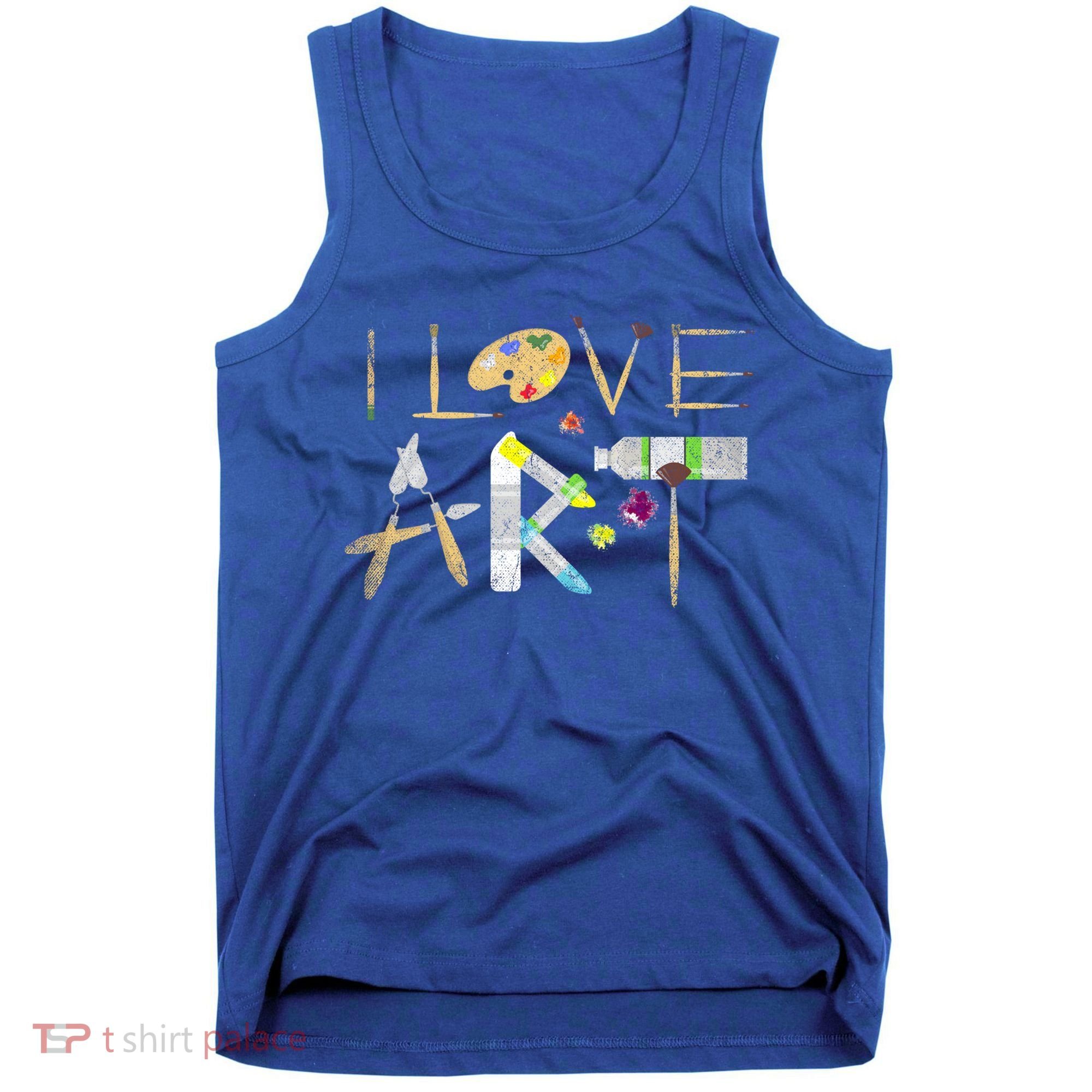 Art Major Painting Valentines Day Gift Sketch Drawing Artist Gift Tank Top