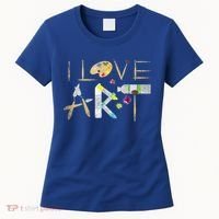 Art Major Painting Valentines Day Gift Sketch Drawing Artist Gift Women's T-Shirt thumb 0