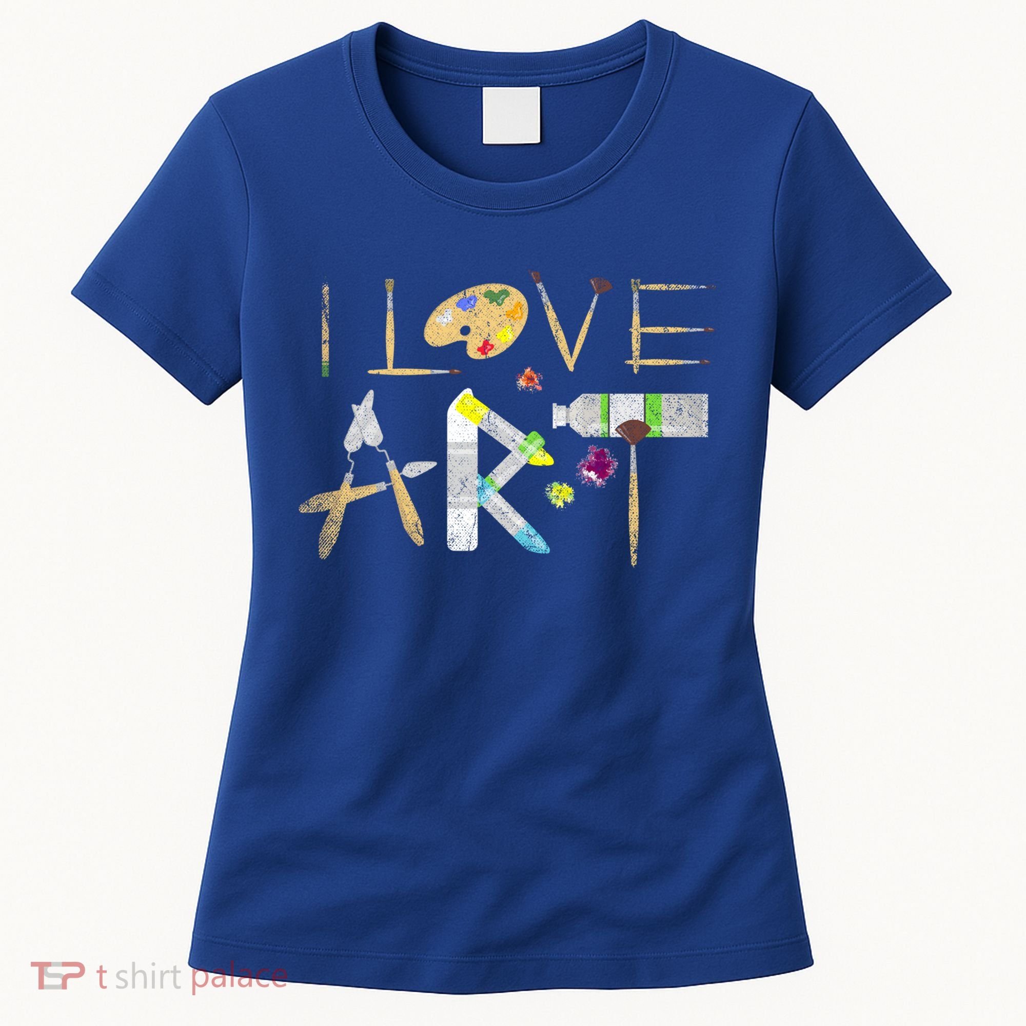 Art Major Painting Valentines Day Gift Sketch Drawing Artist Gift Women's T-Shirt