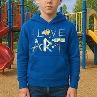 Art Major Painting Valentines Day Gift Sketch Drawing Artist Gift Kids Hoodie thumb 2