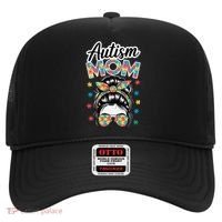 Autism Mom Puzzle Piece Awareness Advocate Support Messy Hat thumb 0