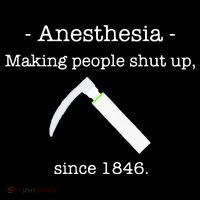 Anesthesia Making People Shut Up Since 1846 Coaster thumb 2