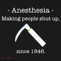 Anesthesia Making People Shut Up Since 1846 Polo thumb 3