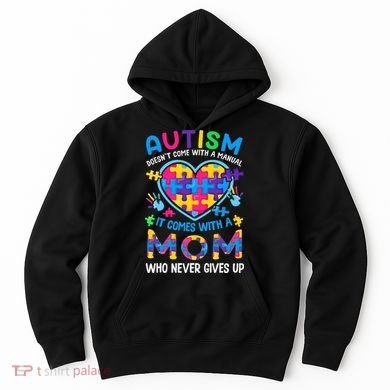 Autism Mom Puzzle Piece Autism Awareness Hoodie