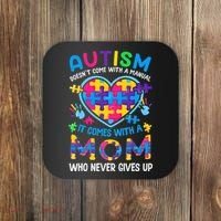 Autism Mom Puzzle Piece Autism Awareness Coaster thumb 0