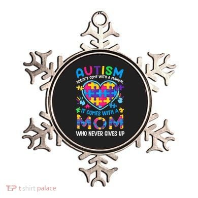 Autism Mom Puzzle Piece Autism Awareness Ornament