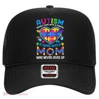 Autism Mom Puzzle Piece Autism Awareness Hat thumb 0