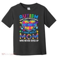 Autism Mom Puzzle Piece Autism Awareness Toddler T-Shirt thumb 0