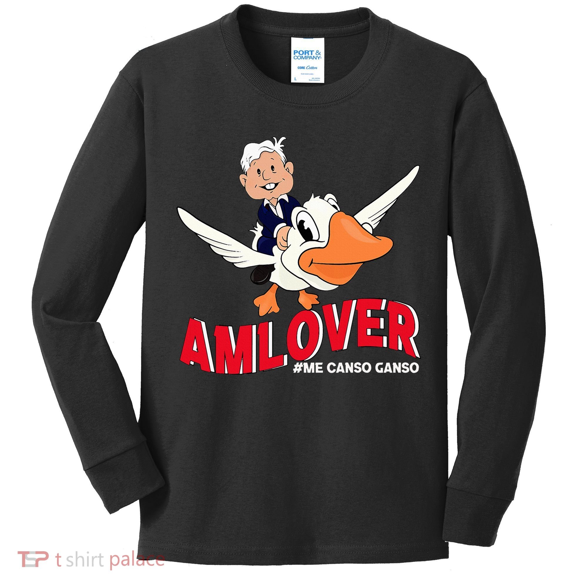 Amlover Mexican President Amlo Kids Long Sleeve Shirt
