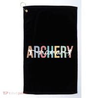 Archery Mama Proud Archery Mom Of An Archer Mother Gift Golf Towel thumb 0