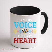 Autism Mom Proud Coach Awareness Month Autistic Pride Gift Coffee Mug thumb 1