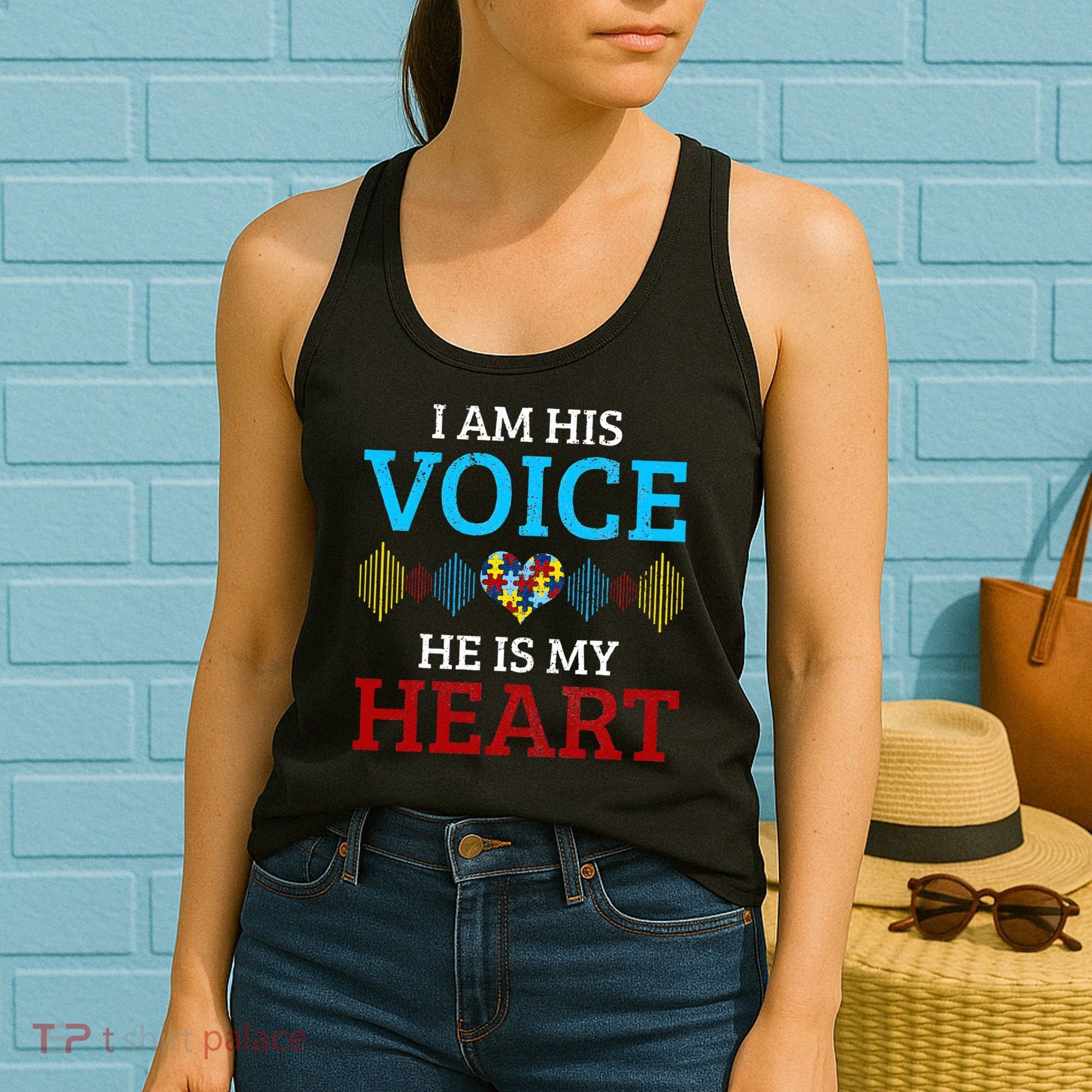 Autism Mom Proud Coach Awareness Month Autistic Pride Gift Women's Tank Top