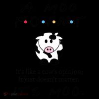 A Moo Point Its Like A Cows Opinion 16oz Travel Tumbler thumb 2