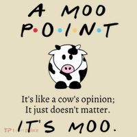 A Moo Point Its Like A Cows Opinion Comfort Colors Boxy T-Shirt thumb 3