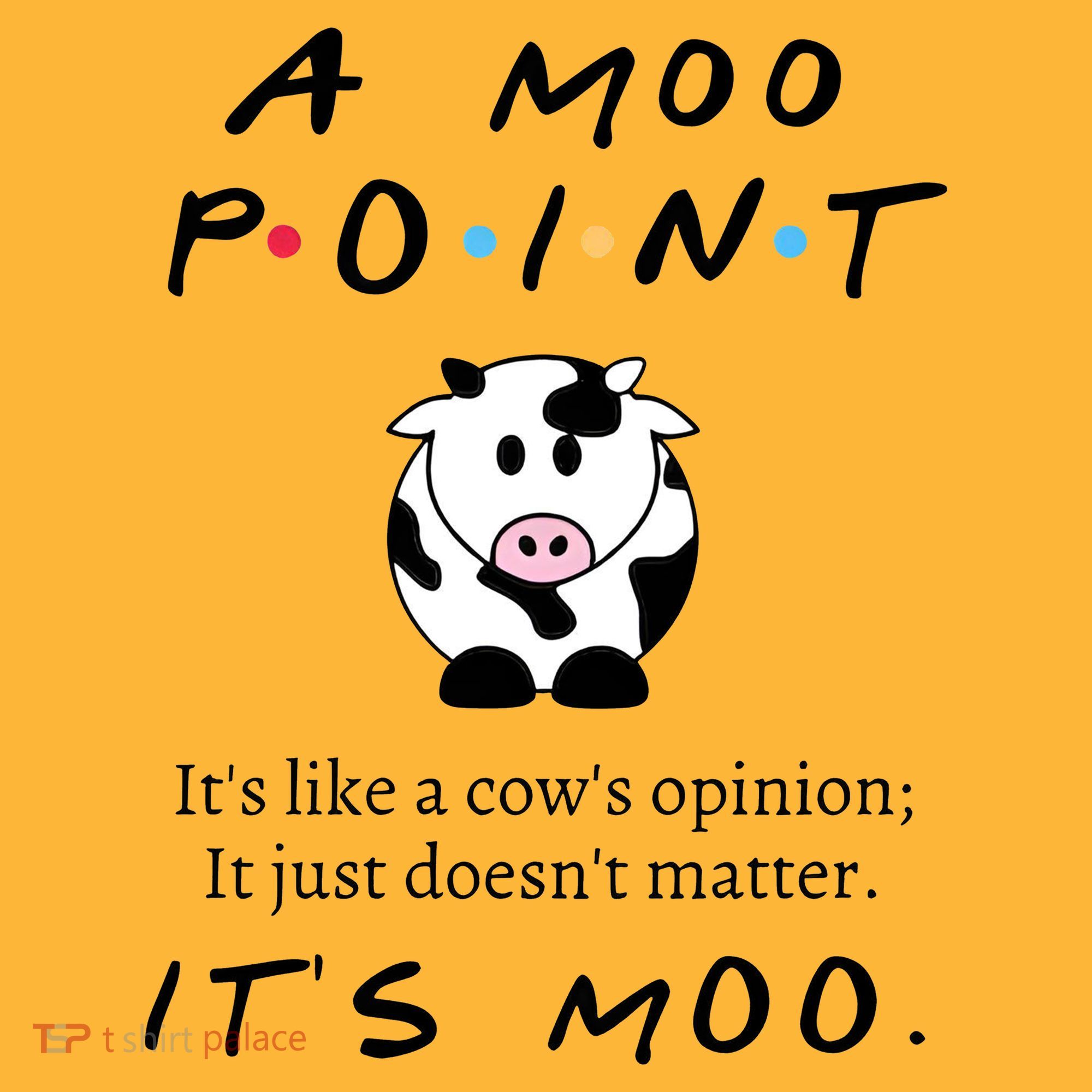 A Moo Point Its Like A Cows Opinion Sustainable Knit Beanie
