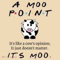A Moo Point Its Like A Cows Opinion Tote Bag thumb 4
