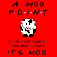 A Moo Point Its Like A Cows Opinion Santa Hat thumb 1
