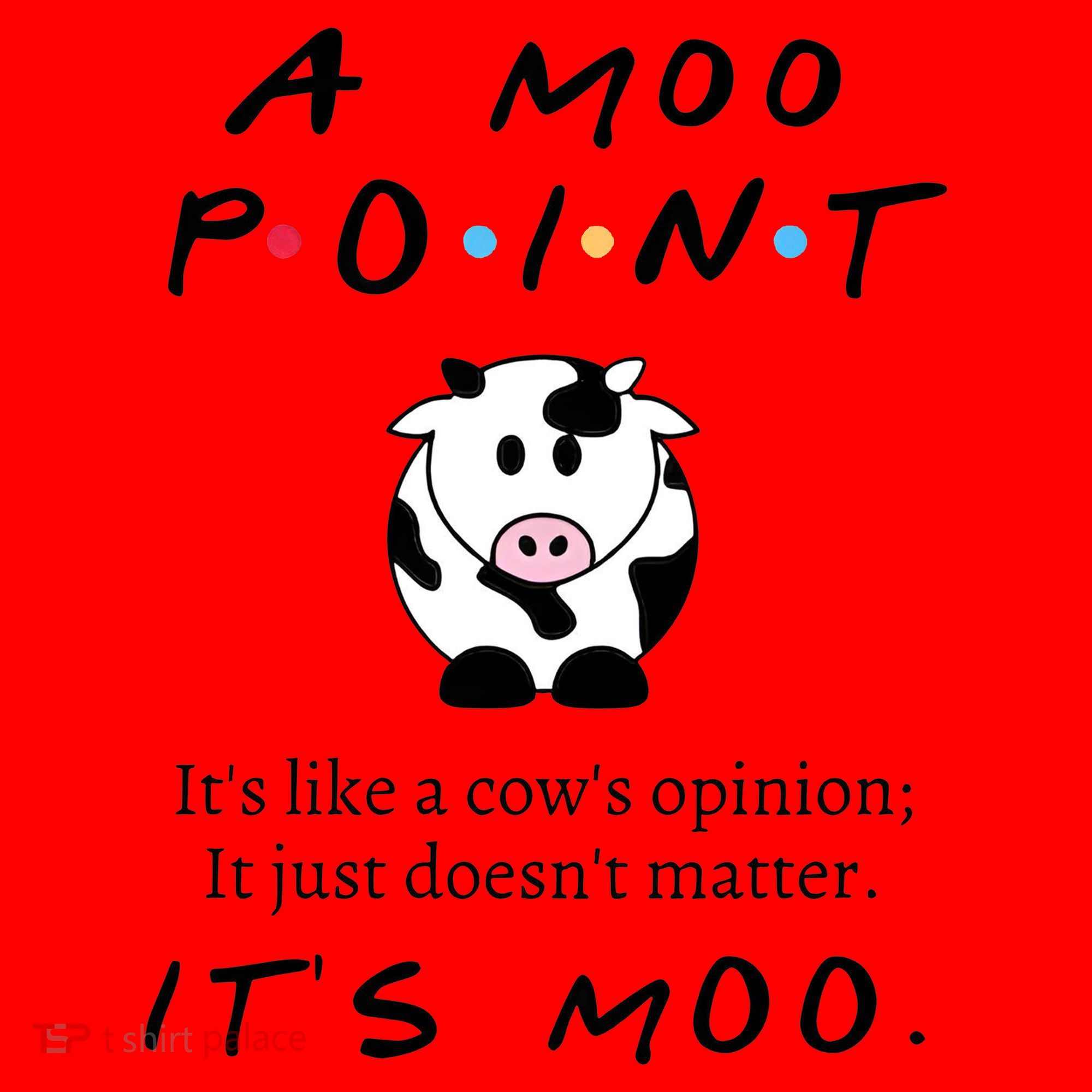 A Moo Point Its Like A Cows Opinion Santa Hat