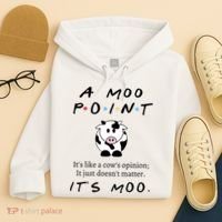 A Moo Point Its Like A Cows Opinion Hoodie thumb 4