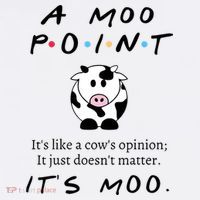 A Moo Point Its Like A Cows Opinion Apron thumb 3
