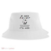 A Moo Point Its Like A Cows Opinion Sustainable Bucket Hat thumb 0
