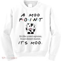 A Moo Point Its Like A Cows Opinion Kids Sweatshirt thumb 0