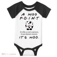 A Moo Point Its Like A Cows Opinion Infant Baby Jersey Bodysuit thumb 0