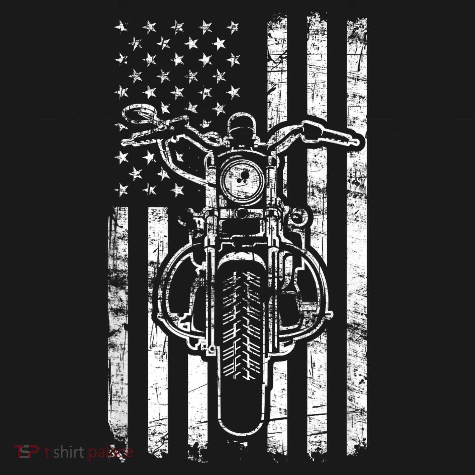 American Motorcycle Patriotic US Flag Cool Biker Visor