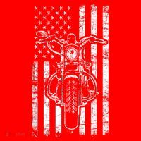 American Motorcycle Patriotic US Flag Cool Biker Santa Hat thumb 1