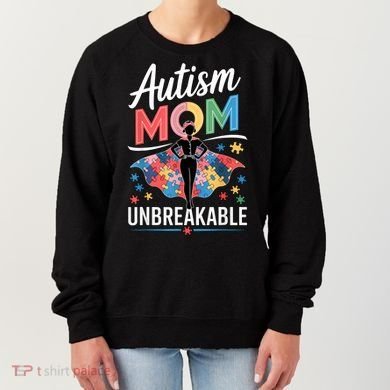 Autism Mom  Puzzle Piece Advocate Support  Women's Sweatshirt