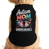 Autism Mom  Puzzle Piece Advocate Support  Doggie Tank thumb 0