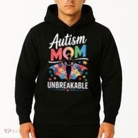 Autism Mom  Puzzle Piece Advocate Support  Hoodie thumb 2