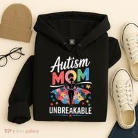 Autism Mom  Puzzle Piece Advocate Support  Hoodie thumb 4