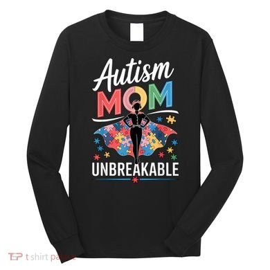 Autism Mom  Puzzle Piece Advocate Support  Long Sleeve Shirt