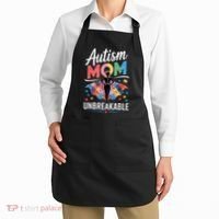 Autism Mom  Puzzle Piece Advocate Support  Apron thumb 2