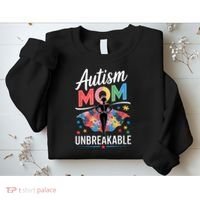 Autism Mom  Puzzle Piece Advocate Support  Sweatshirt thumb 2