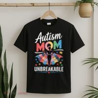 Autism Mom  Puzzle Piece Advocate Support  T-Shirt thumb 2