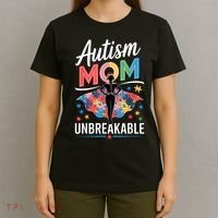 Autism Mom  Puzzle Piece Advocate Support  T-Shirt thumb 4
