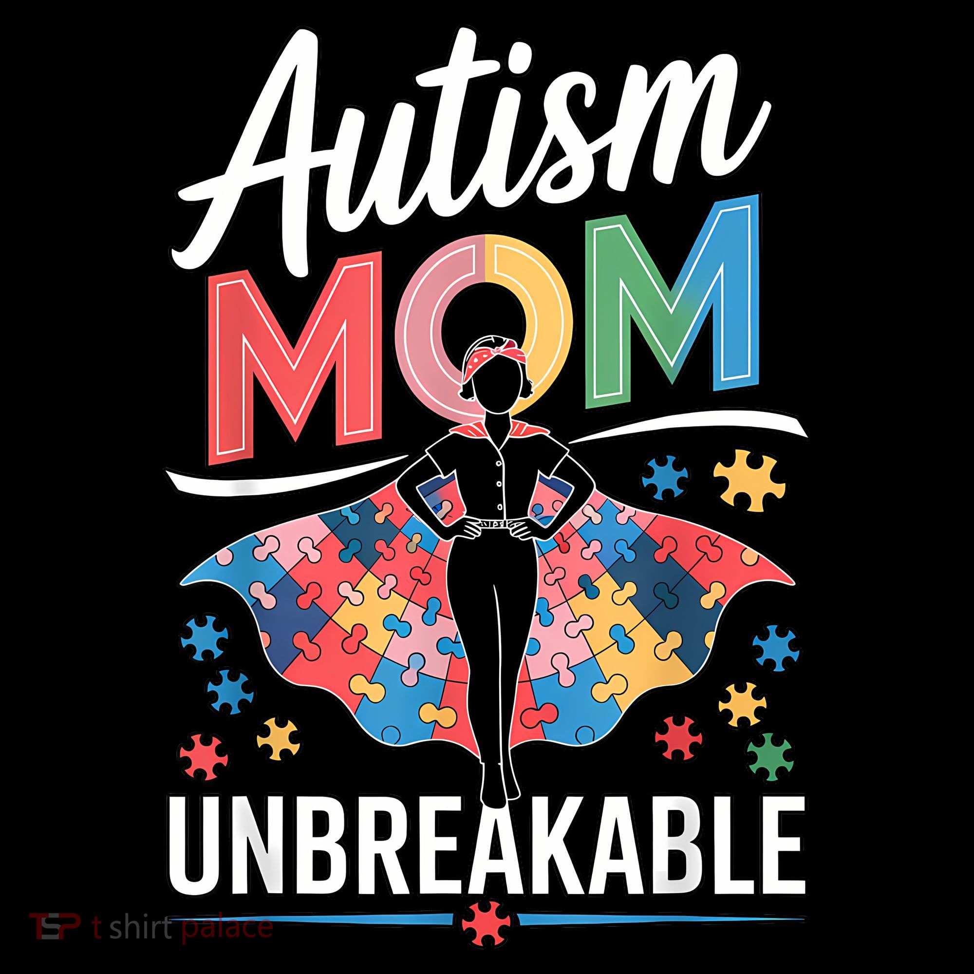 Autism Mom  Puzzle Piece Advocate Support  Women's Hoodie