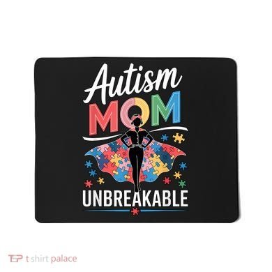 Autism Mom  Puzzle Piece Advocate Support  Mousepad