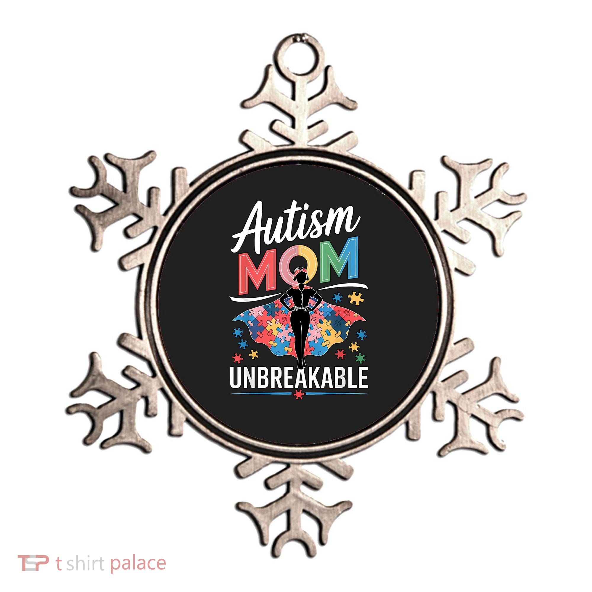 Autism Mom  Puzzle Piece Advocate Support  Ornament