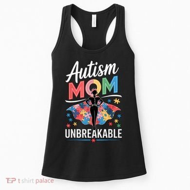 Autism Mom  Puzzle Piece Advocate Support  Women's Tank Top