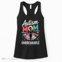 Autism Mom  Puzzle Piece Advocate Support  Women's Tank Top thumb 0