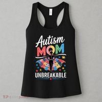 Autism Mom  Puzzle Piece Advocate Support  Women's Tank Top thumb 3