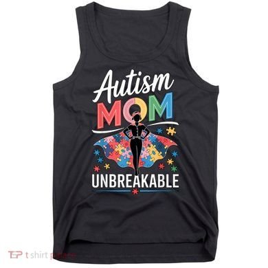 Autism Mom  Puzzle Piece Advocate Support  Tank Top